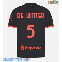 Camisa de time de futebol AC Milan Koni De Winter #5 Replicas 3º Equipamento 2026-27 Manga Curta